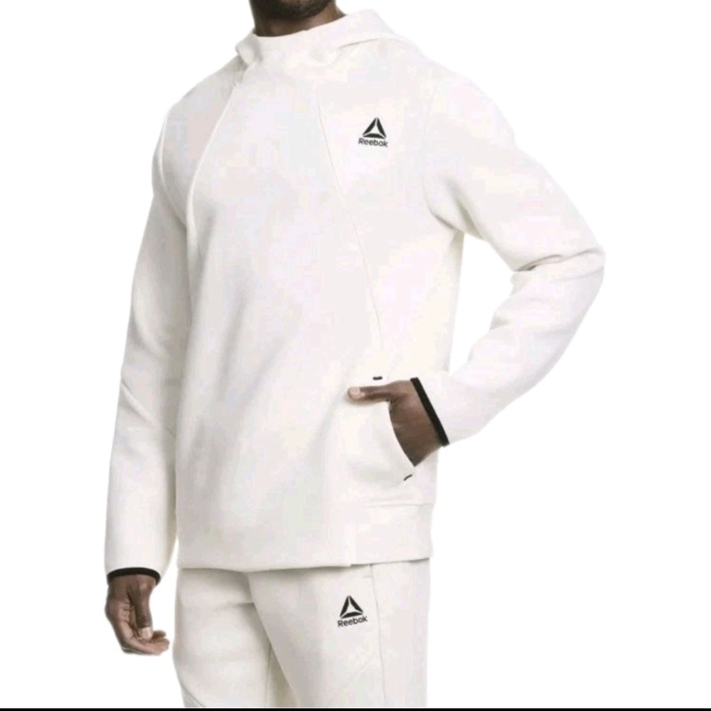 Reebok Hoodie Men Sz 3XL Mens Big NWT  Momentum Hoodie In The Color Silver BIRCH